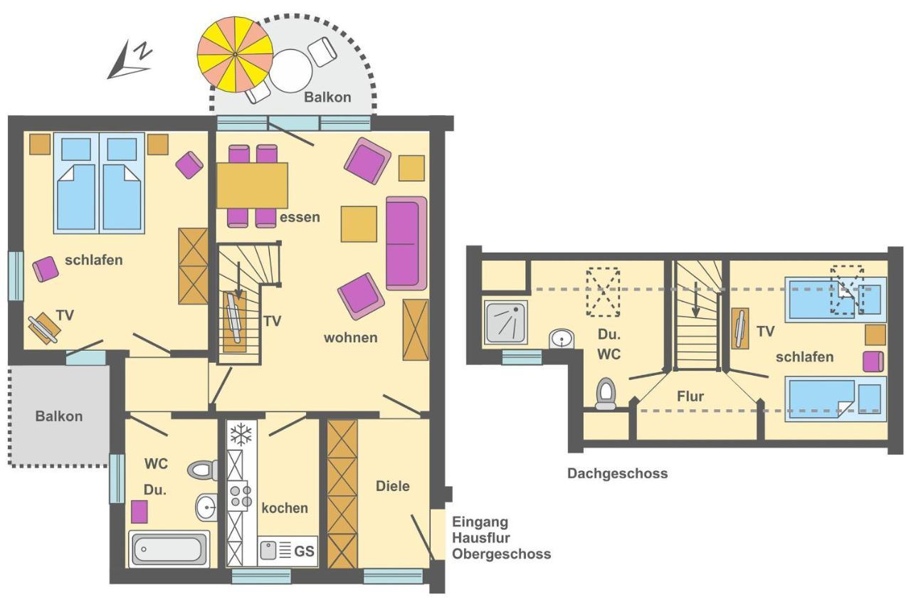 Ferienpark Freesenbruch Wohnung 4 4 - Seeschwalbe Zingst Bagian luar foto